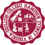 the Hampden-Sydney College seal in garnet