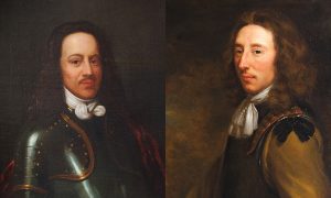 historic paintings of John Hampden and Algernon Sidney, side by side