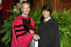 Dr. Werth and Chad Pleasants '10