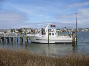 The R/V Susan Hudson in Beaufort Harbor