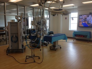 The Da Vinci surgical system used in the labs at ECU robotics lab
