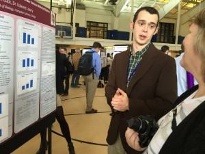 Mason Luck '16 presents his project