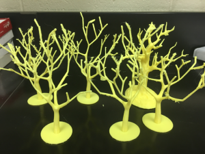3D-printed mangrove roots as a potential model for trapping and clearing of water waste
