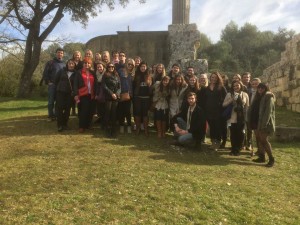 TA IAU Global Wine Studies students at Chateau Bas