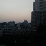 Sunrise over Tokyo after our adventures in the gay district.
