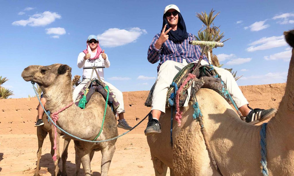 Will Driskoll camel riding