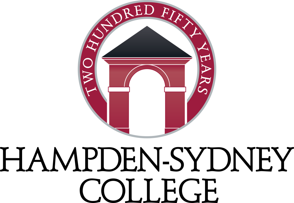 Hampden-Sydney 250th anniversary logo in garnet and gray