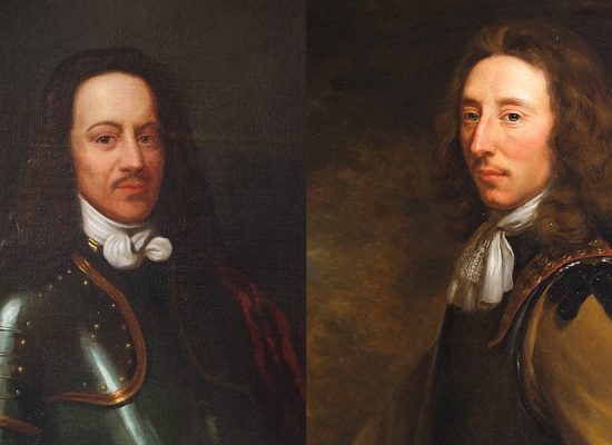 historic paintings of John Hampden and Algernon Sidney, side by side