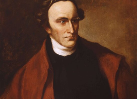 a historic painting of Patrick Henry