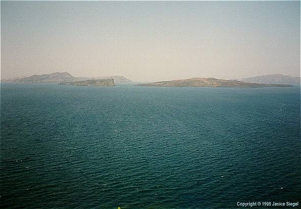 Santorini volcano