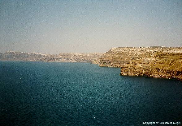 Santorini volcano