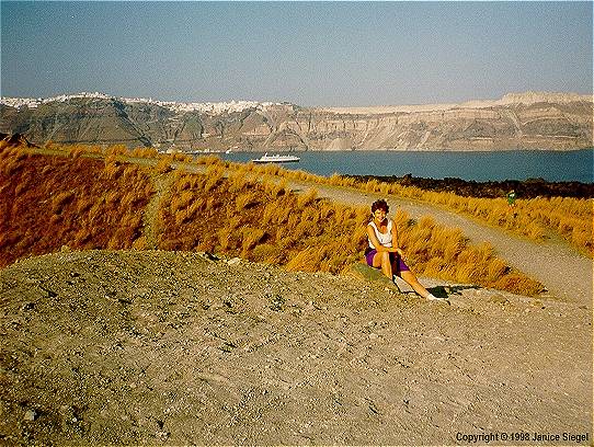 Santorini volcano