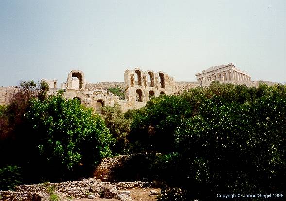 Stoa of Eumenes detail