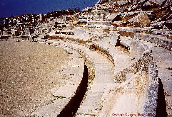 Parodos, Theater of Delos