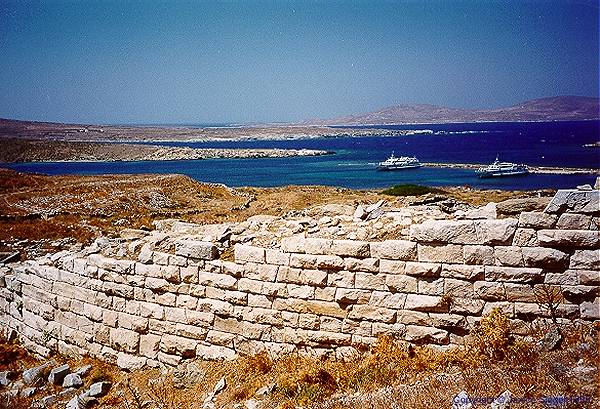 View from top, Theater of Delos
