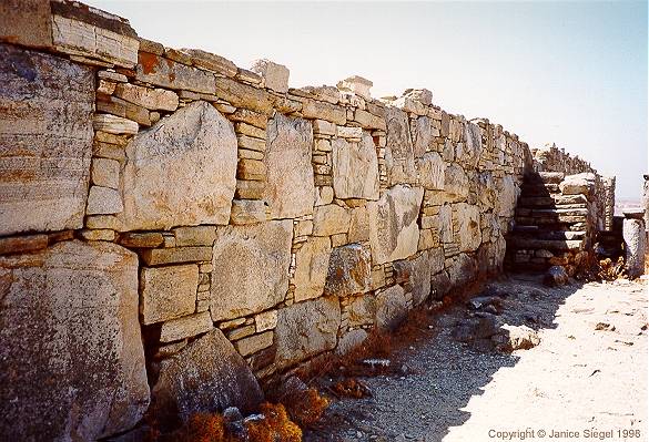 Wall detail, Delos