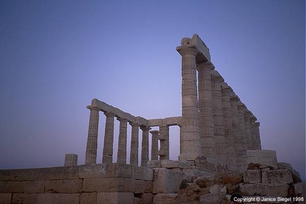 Site of Aegeus' plunge, Cape Sounion