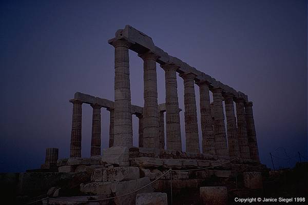 Site of Aegeus' plunge, Cape Sounion