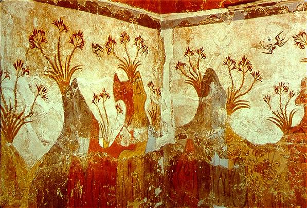 Spring fresco, Akrotiri