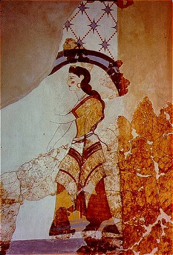 House of the Ladies fresco, Akrotiri