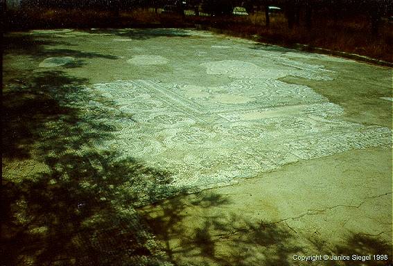 5th century AD synagogue mosaic, Aegina