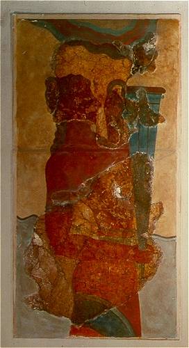 "Rhyton-Bearer" fresco, Knossos, Heraklion Museum