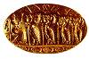 Gold seal ring, c. 1400s BC, Tiryns